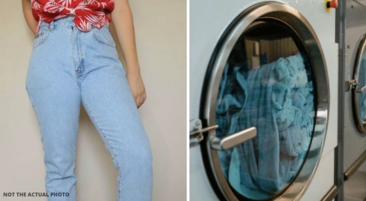 Hon har ägt ett par jeans i 18 år och erkänner att hon aldrig har tvättat dem