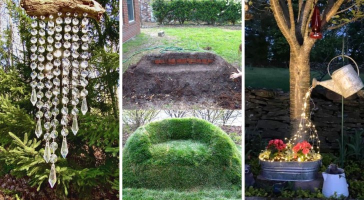 11 DIY-projecten om de tuin te vullen met creativiteit door recycling