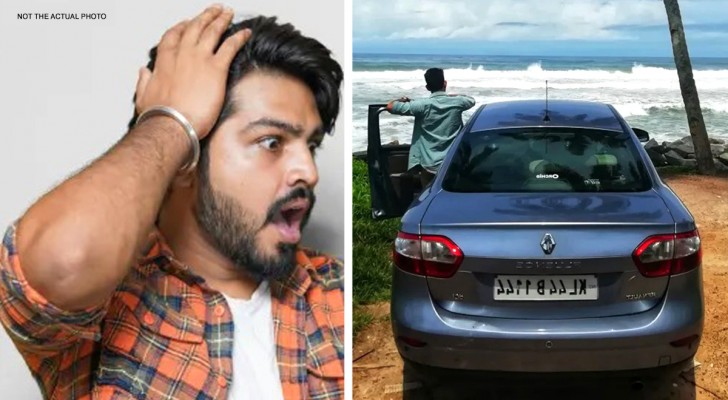 Er bringt sein Auto in die Werkstatt: der Mechaniker nimmt es und fährt in den Urlaub