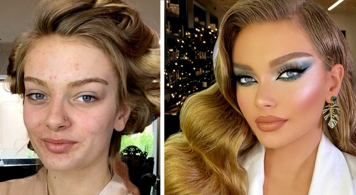 15 Bräute, die sich dank Make-up in wunderschöne Prinzessinnen verwandelt haben