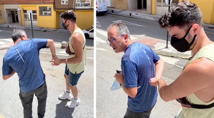 Man fears been seen holding hands with his boyfriend: the father of one encourages him not to be afraid