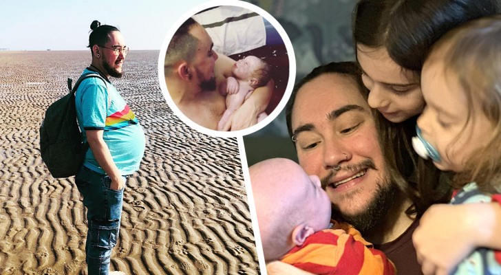 Papà transgender dà alla luce il suo terzo figlio e condivide con tutti la sua esperienza