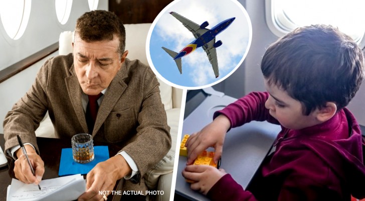 Viaggia in prima classe mentre i figli sono in economy: criticato, spiega le sue ragioni