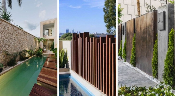 12 exemples de clôtures de jardin qui sont devenus des occasions de design raffiné et moderne