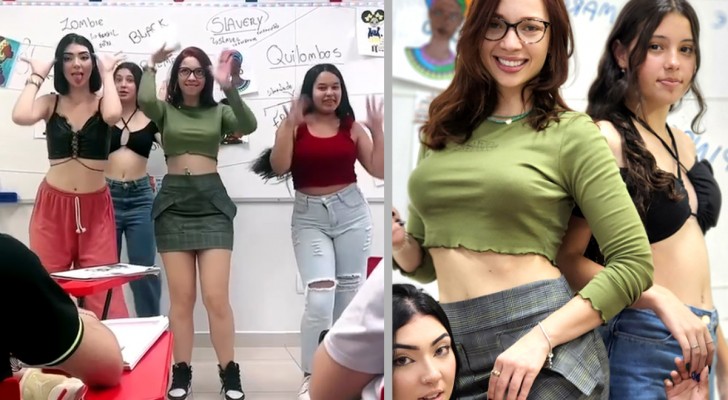 Teacher fired for dancing with her students at school: here are the images that prove it