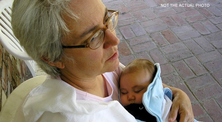 A daughter asks her mother to look after her son, but she is presented with a "bill"