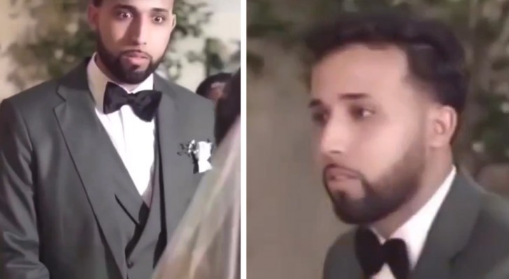 A bride shows up in a very risqué wedding dress: the groom almost faints at the sight of it (+ VIDEO)