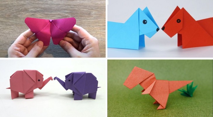 9 irresistibili animaletti colorati da creare con la tecnica dell'origami