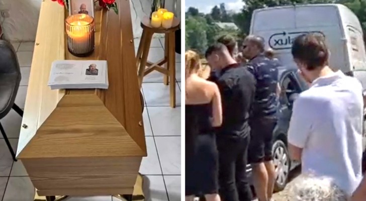Organizza il suo finto funerale, poi compare all'improvviso davanti a parenti e amici increduli (+ VIDEO)