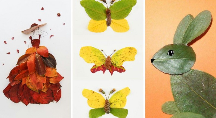 Creare con le foglie: 11 lavoretti pieni di fantasia adatti ai bambini
