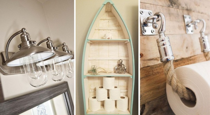 12 decorazioni in stile nautico per trasformare il vostro bagno in un paradiso marittimo