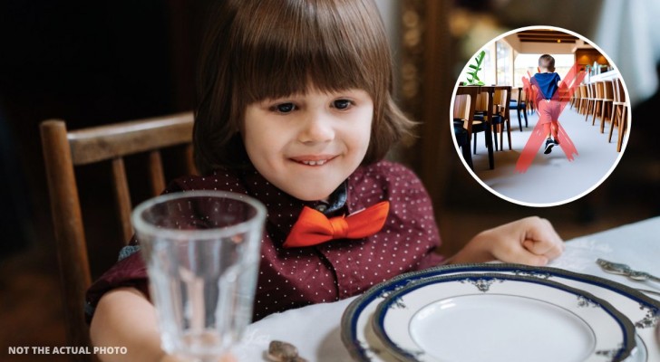 Ristorante obbliga i bambini a restare seduti al tavolo durante tutto il pasto