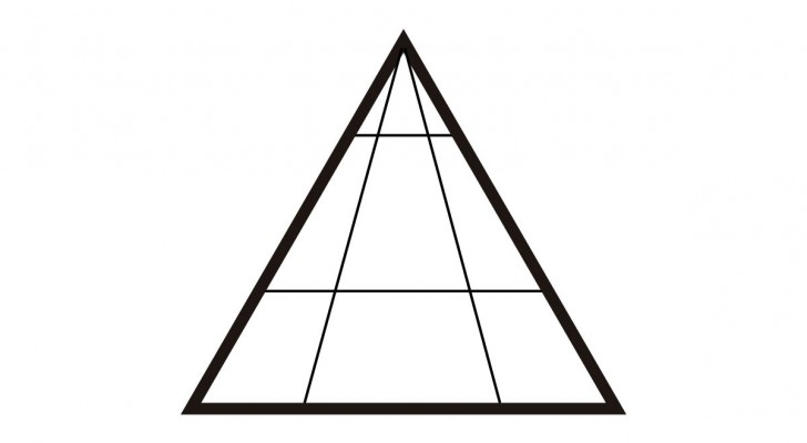 Kannst du die 18 Dreiecke auf dem Bild erkennen? 