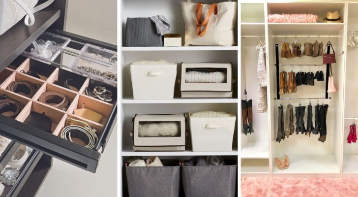Prydliga och bekväma att använda: 13 tips för att perfekt organisera din garderob 