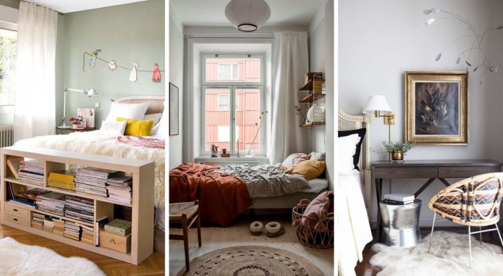 Litet sovrum: 9 lösningar för att på ett smakfullt sätt skapa plats