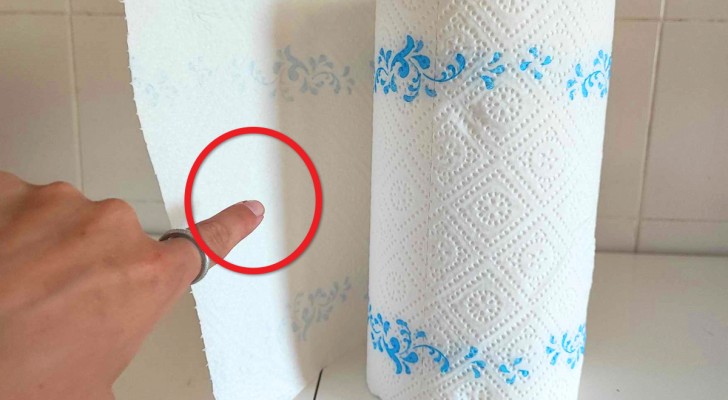 I lati del rotolo di carta assorbente non sono uguali: il modo giusto di utilizzarlo