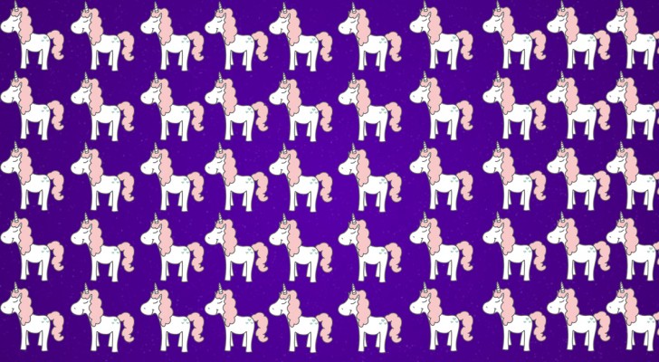 Visual acuity test: find the "odd man out"