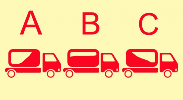Logiktest: Lyckas du avgöra vilken lastbil som är i rörelse?