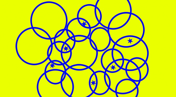 Quanti di questi cerchi contengono una stellina nera? Il foto-test che ti mette la approva