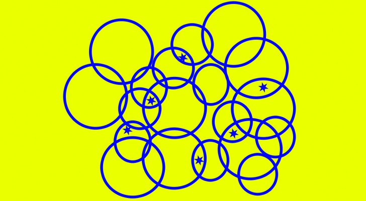 Quiz visivo: sapresti dire quanti cerchi contengono una stellina?