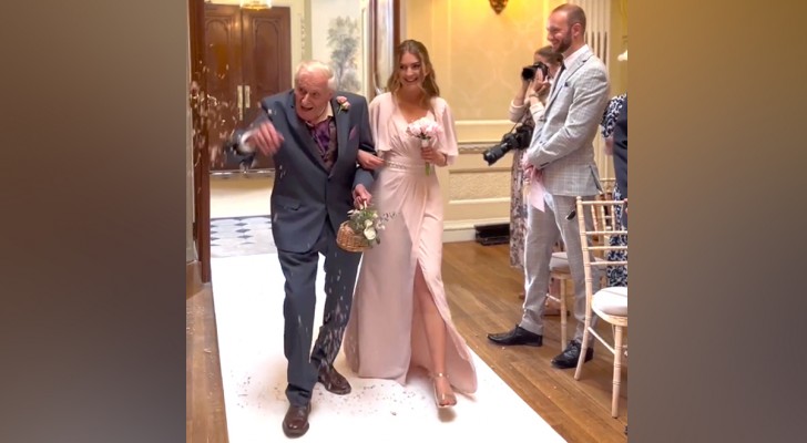 Mit 95 Jahren kämpft er um sein Leben, aber nur wenige Monate später nimmt er an der Hochzeit seiner Enkelin teil