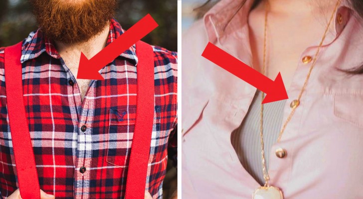 Come mai i bottoni delle camice da uomo e da donna sono messi su lati opposti?