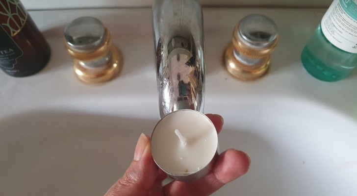 Eliminate il calcare in modo semplice e rapido con il trucco della candela