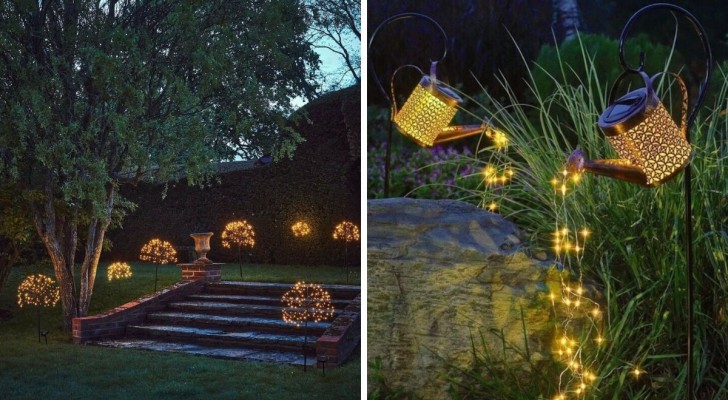 Märchenhafte Gärten: 12 Ideen, um mit Lichtern eine zauberhafte Atmosphäre zu schaffen