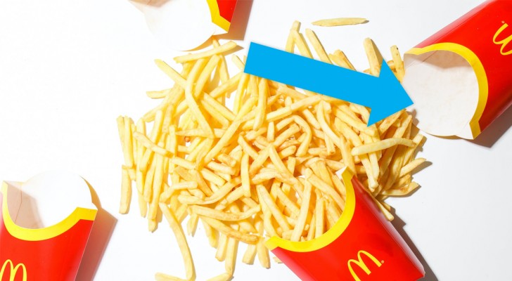 Ecco quale è la funzione della parte lunga nelle confezioni delle patatine del McDonald's