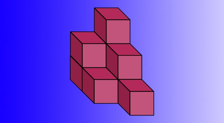 Enigma per i bravi: quanti cubi ci sono in questo disegno? Non è il numero che credi