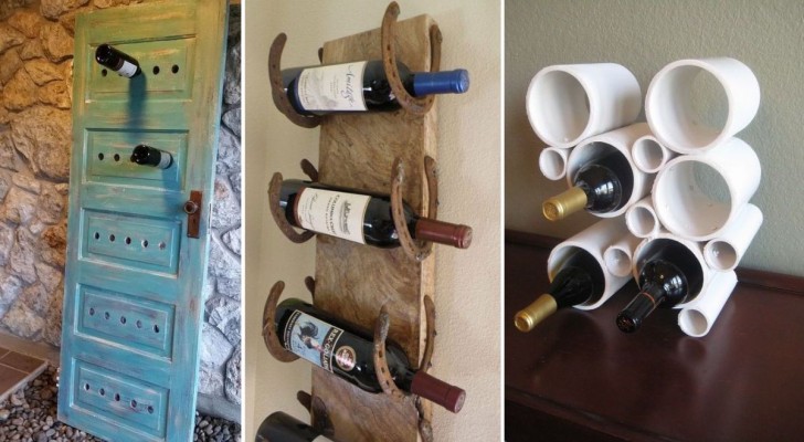 14 progetti di portabottiglie fai da te per conservare il vostro vino con stile