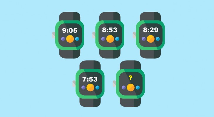 Test di intelligenza: quale orario dovrebbe indicare l'ultimo orologio?