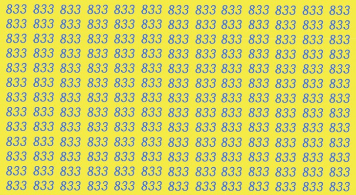 Are you an expert observer? Prove it by finding the number 823 in just 20 seconds
