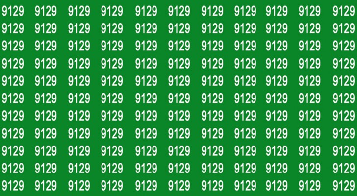 Trouvez le nombre 9179 en seulement 10 secondes et répondez au test visuel : y arrivez-vous ?