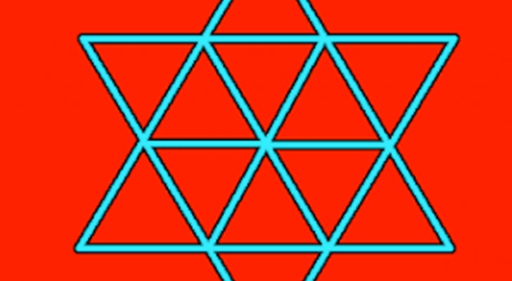 Optische Herausforderung: Können Sie erraten, wie viele Dreiecke sich in dem sechszackigen Stern befinden? 