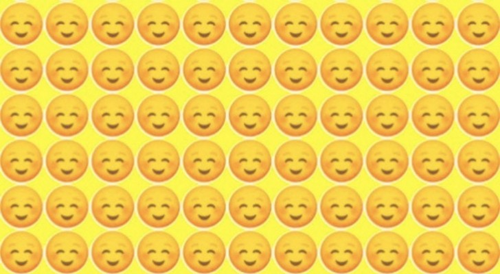 Zoek-en-vind-test:op het plaatje staan enkele emoticons die anders zijn. Hoeveel zijn dat er?
