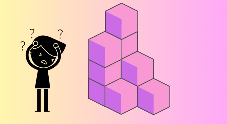 Logiskt spel för oöverträffade hjärnor: hur många block finns det totalt?