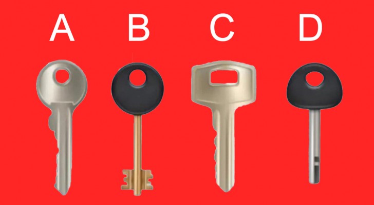 Which key will you choose? The answer will tell you what others think of you when they first meet you
