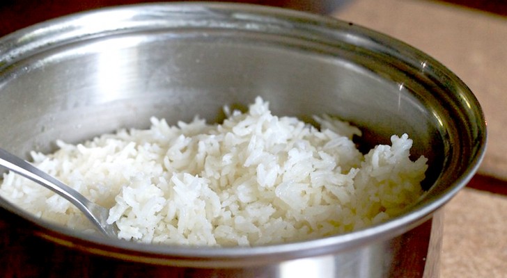 In restaurants gebruikt men deze methode om rijst niet aan de bodem te laten plakken