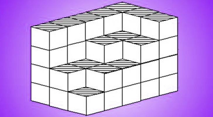 Indovinello di logica: quanti cubi ci sono in questa immagine?