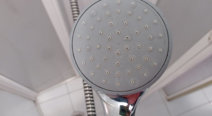Mai più calcare: provate un rimedio antico per un soffione della doccia come nuovo