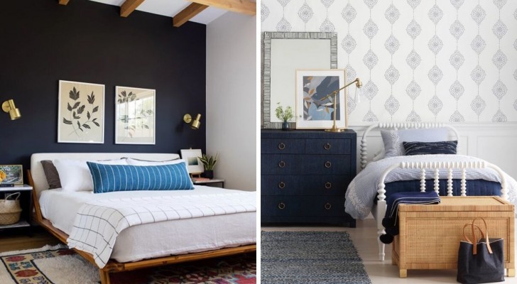 Marinblått sovrum: 8 inspirationer för att skapa ett elegant utrymme för avkoppling 