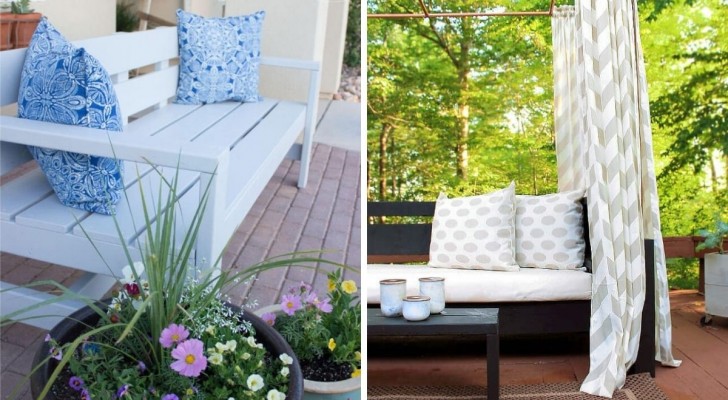 Dekorieren Sie Ihren Balkon, Ihre Terrasse oder Ihren Innenhof mit Do-it-yourself-Projekten und machen Sie ihn zu Ihrem Lieblingsplatz zu Hause