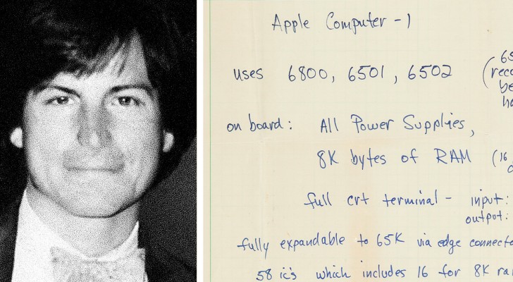 En handskriven anteckning av Steve Jobs såld på auktion för 175tusen dollar