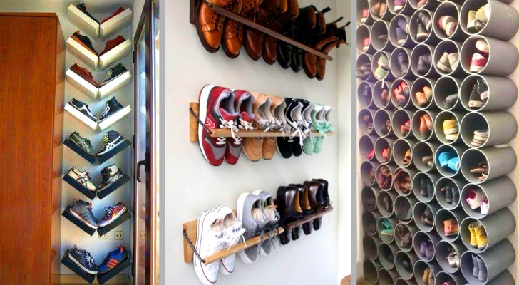 12 idee davvero originali per sistemare le scarpe in casa