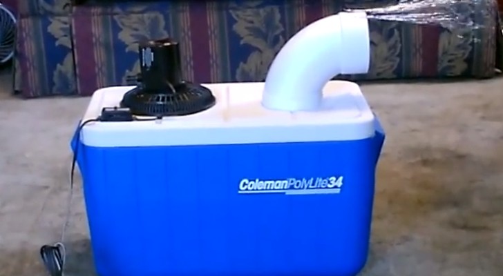 The HEAT is oppressing you? Here's how to build a your own air conditioner ... It works!