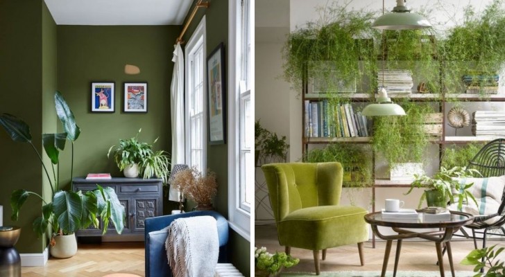 Intérieurs vert olive : les idées design pour utiliser une couleur enveloppante et relaxante 