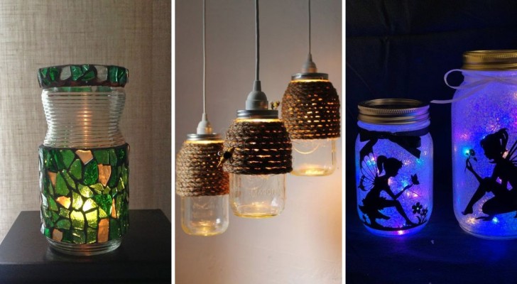 Illuminate le vostre case con questi 12 progetti di luci fai da te in barattolo di vetro