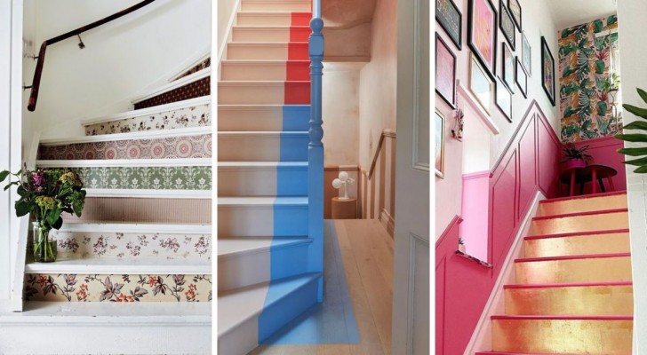 Inga fler tråkiga trappor: gör dem till husets attraktionskraft med dekorationer fulla av kreativitet