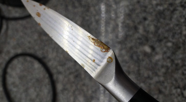 Couteau de cuisine rouillé : faut-il le jeter ?